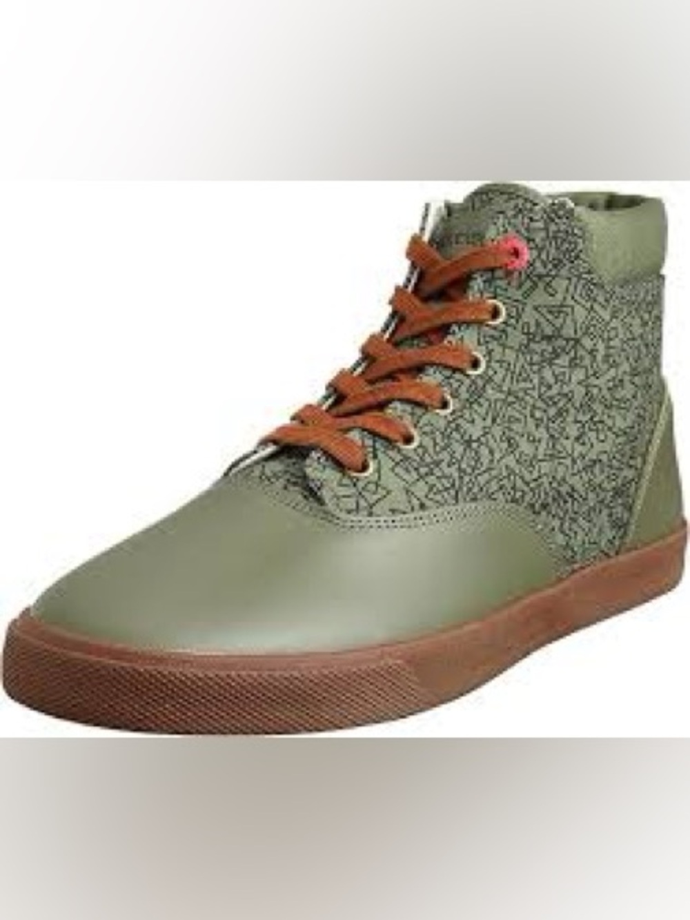 Hard to Find! Bucket Feet Firestein Olive Canvas Sneaker with Tan Interior